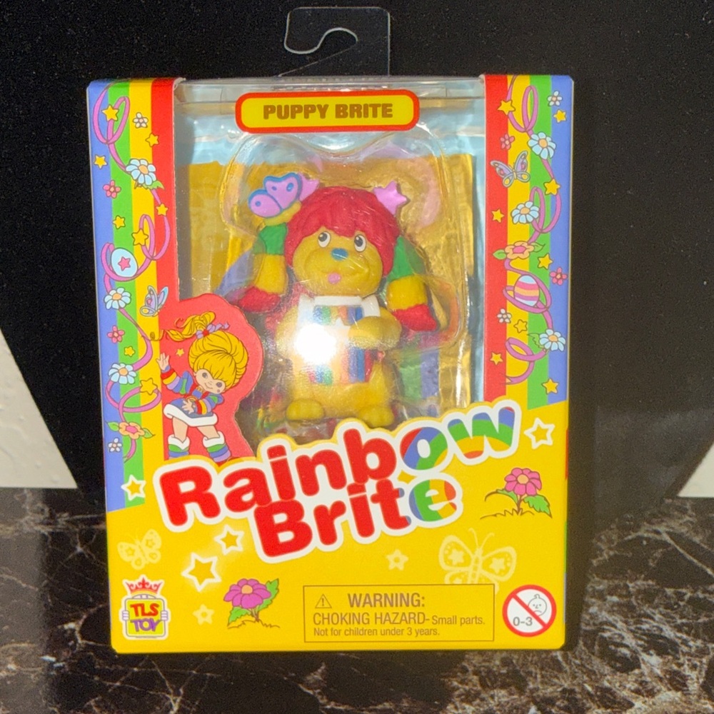Rainbow Brite Puppy Brite Doll - Red and Yellow